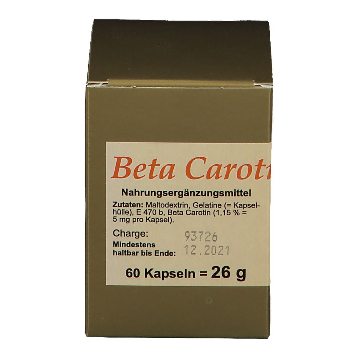 Beta Carotin