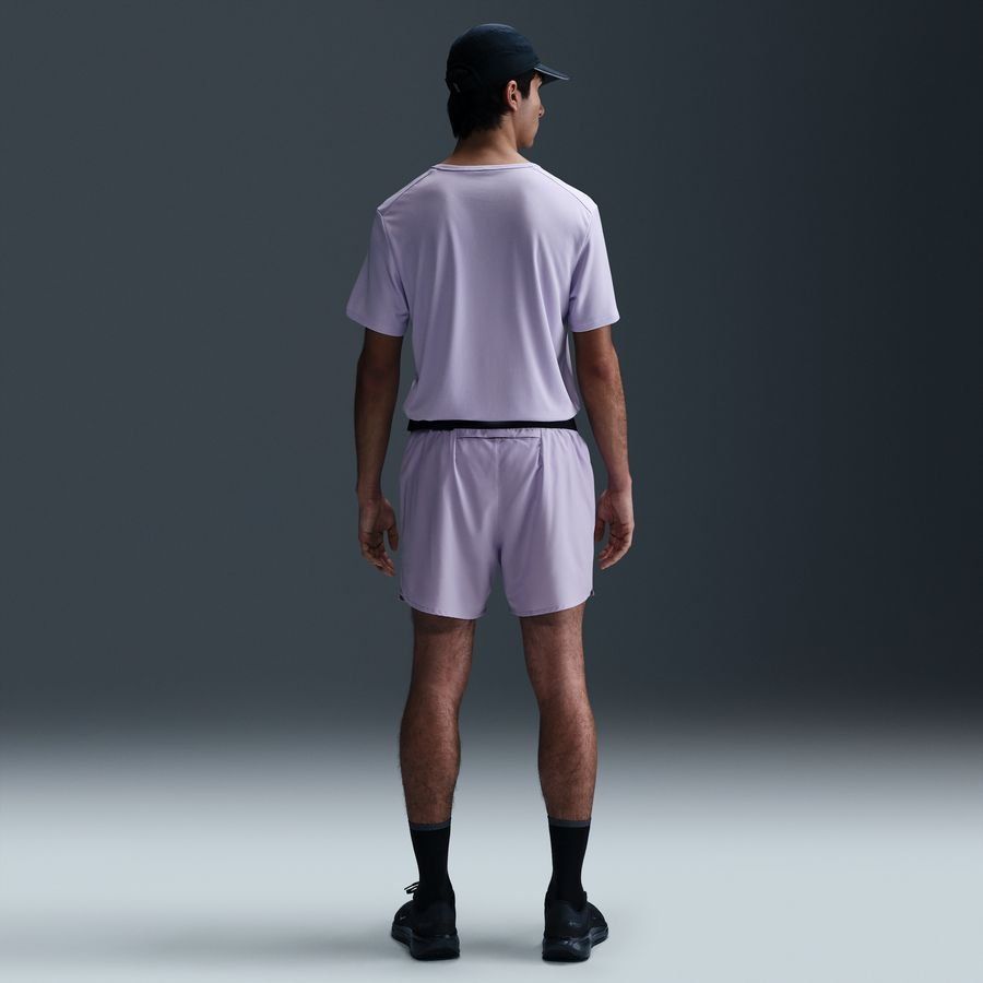 Nike T-shirt Running Dri-FIT UV Miller - Hydrangeas/Argenté