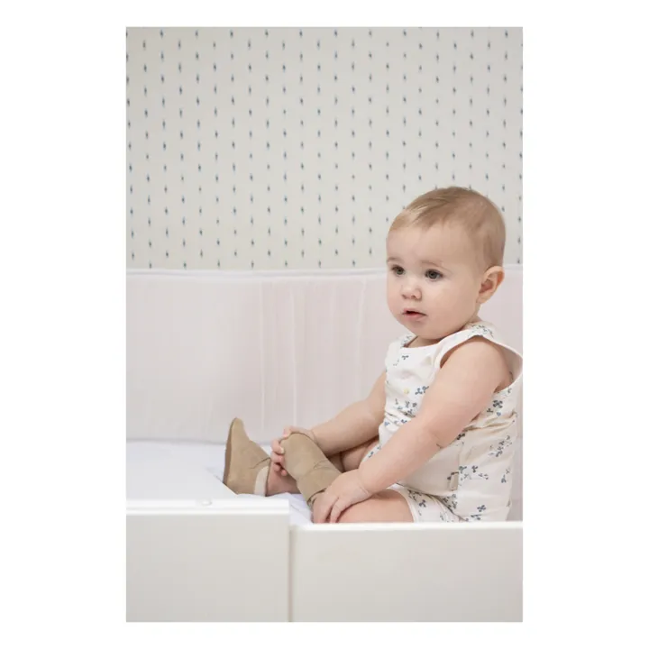 Pom pom Chaussons Scratchs Beginners | Doré
