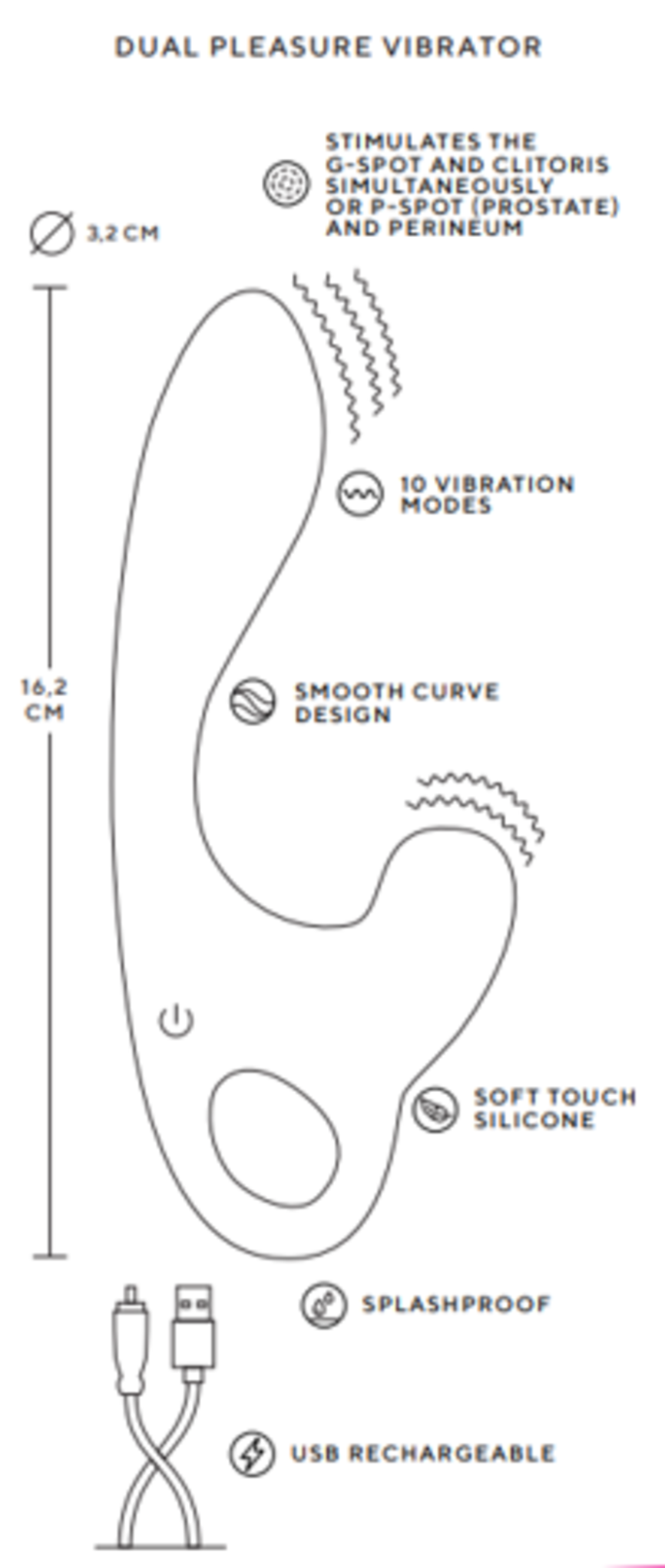 RFSU Oh La La! Dual Vibrator 1 stk