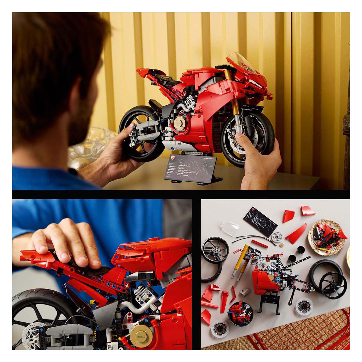 LEGO Technic 42202 Ducati Panigale V4 S Motor