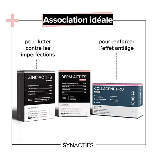 Aragan - Synactifs - Dermactifs® - Antienvelhecimento - Óleo de Borragem - 30 cápsulas