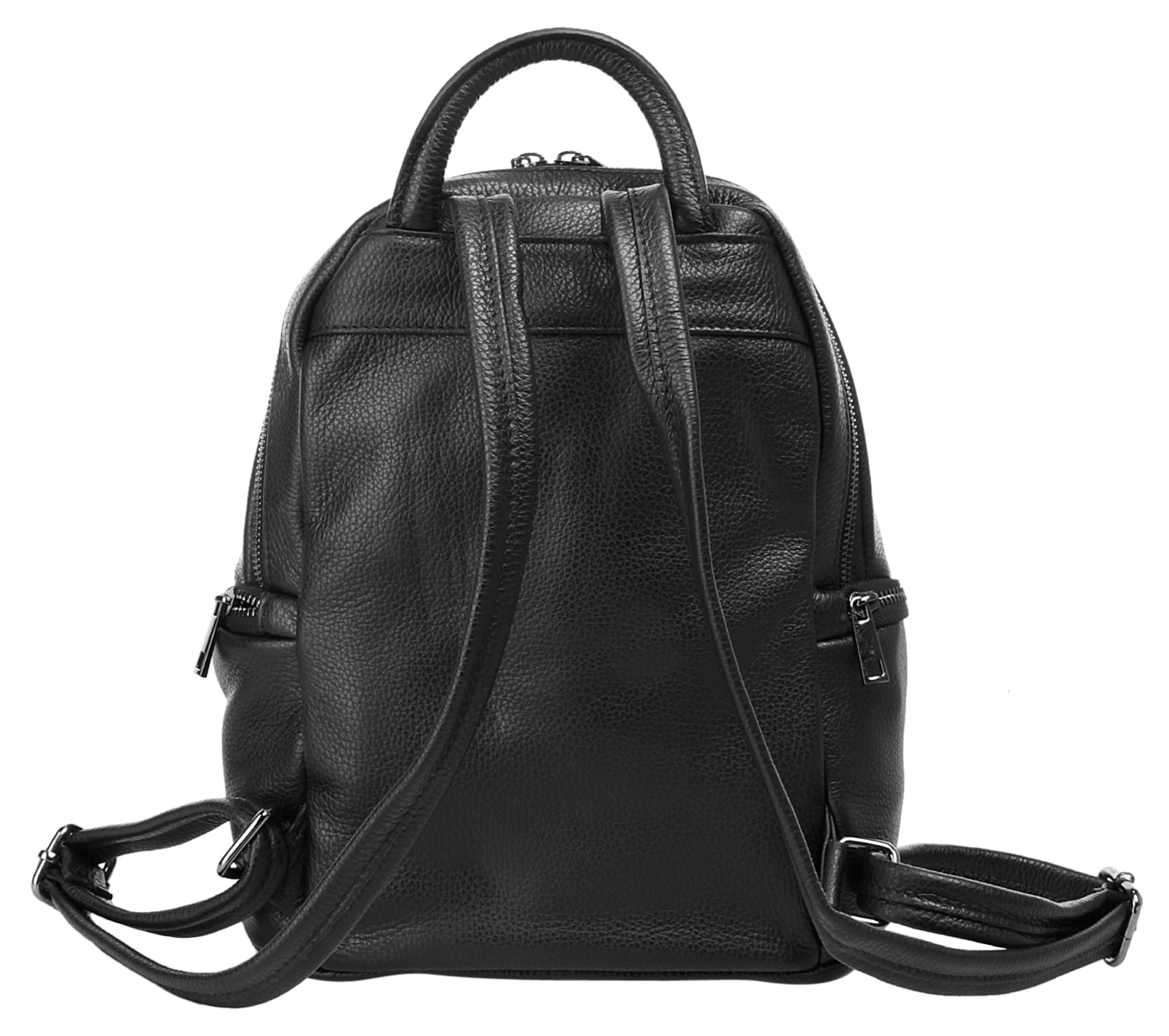 Cluty Cityrucksack echt Leder, Made in Italy