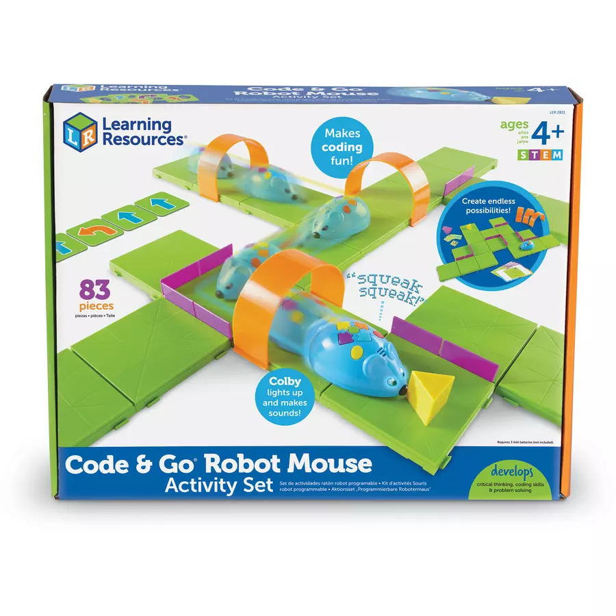 Learning Resources® STEM - Code & Go Roboter-Maus Activity Set