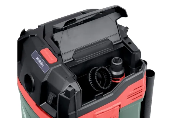 Metabo ASA 30 L PC, 1200 W, Tromle vakuum, Tør&våd, 30 L, 78 dB, Sort, Grøn, Rød