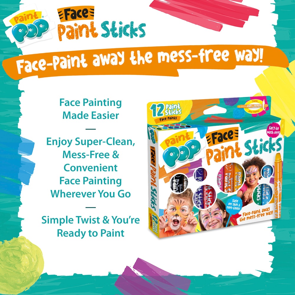 Paint Pop 12 Schminkstifte