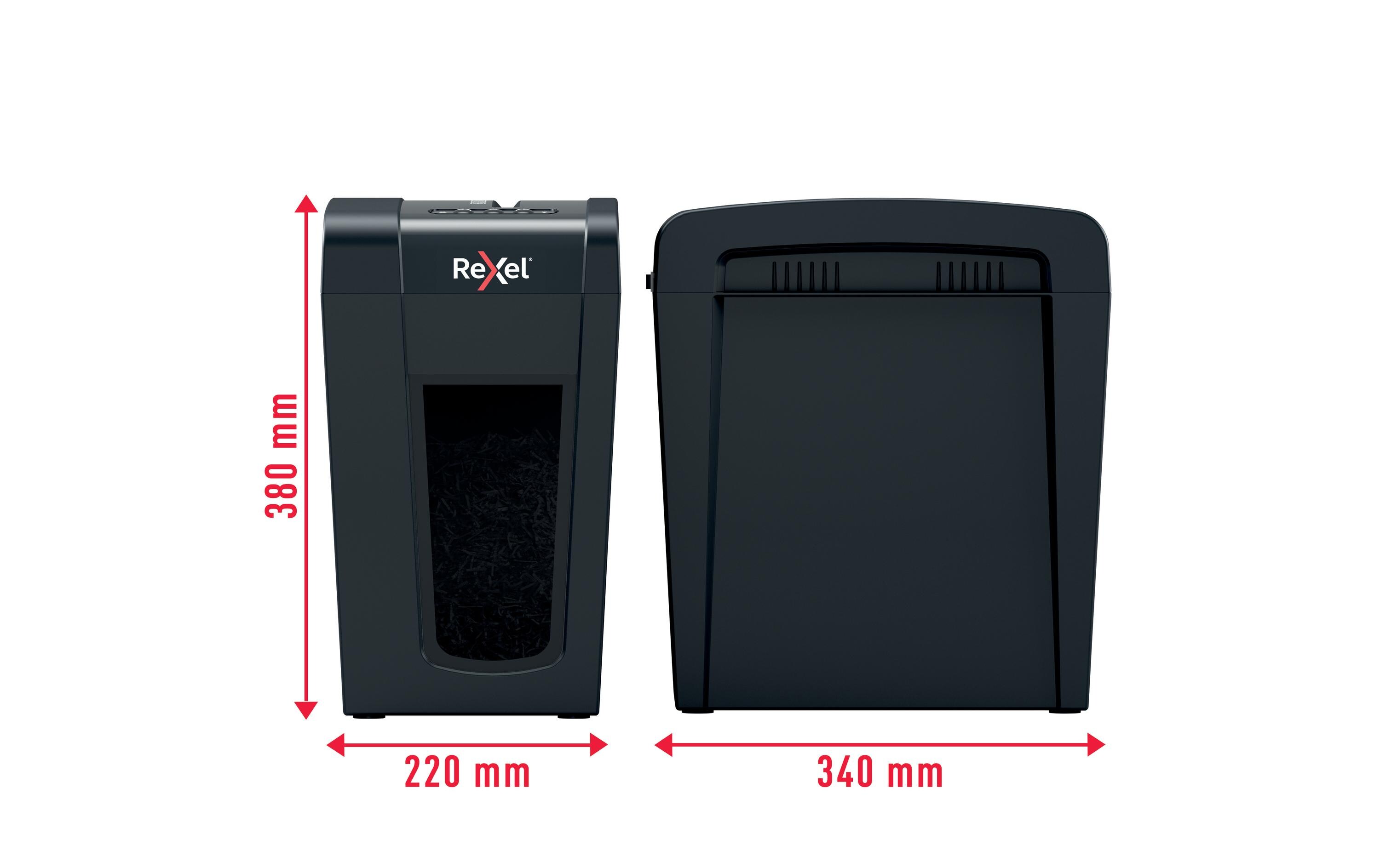 Aktenvernichter Rexel Secure X10-SL P-4, 10 Seiten<br>Manueller Schredder für die sichere Vernichtung vertraulicher Unterlagen