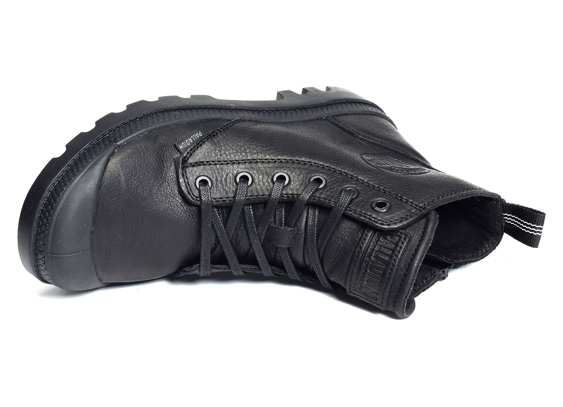 Pampa zip leather noir