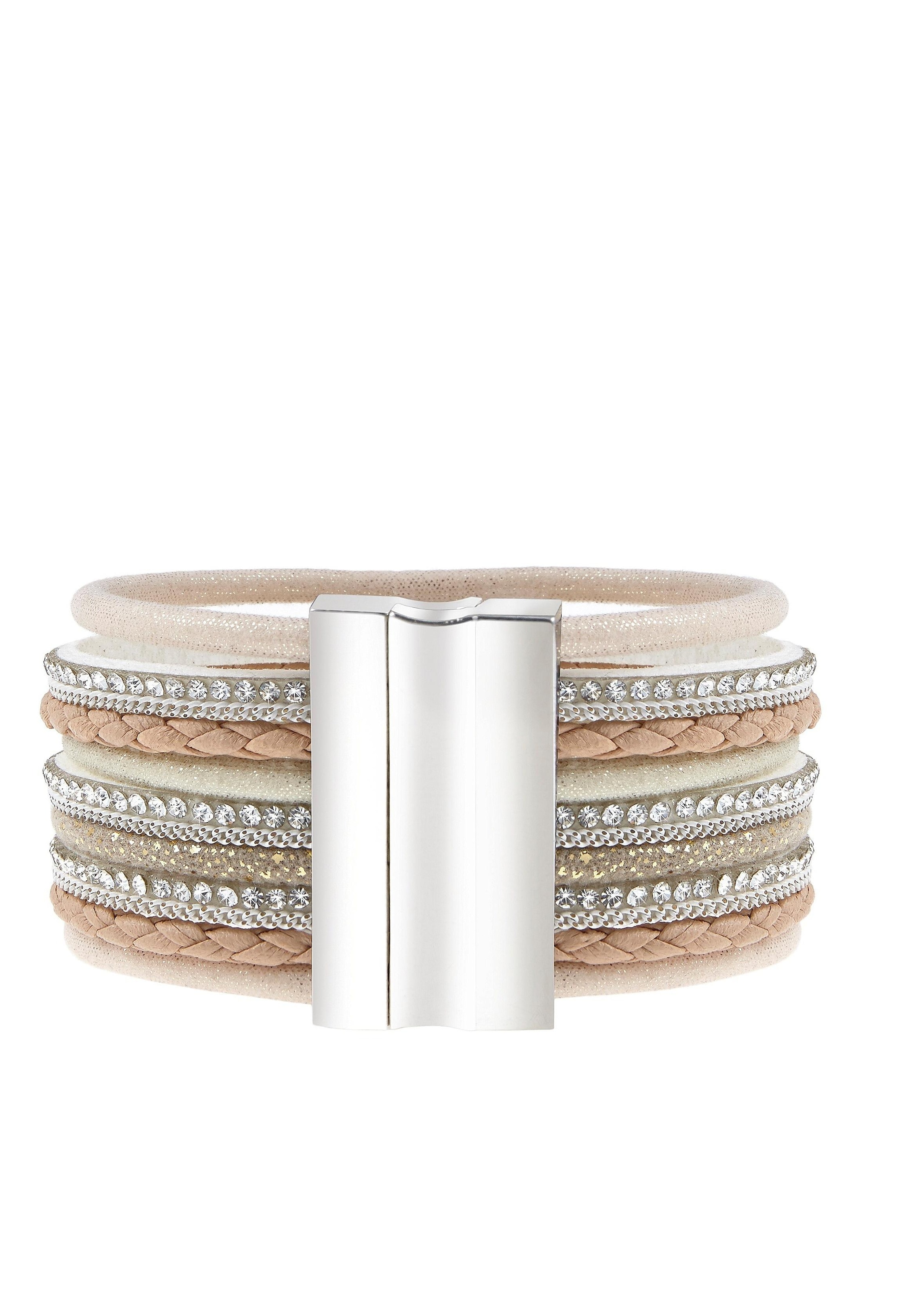 LASCANA Wickelarmband »Layer Armband mit Tassel« mit Magnetverschluss, Armschmuck