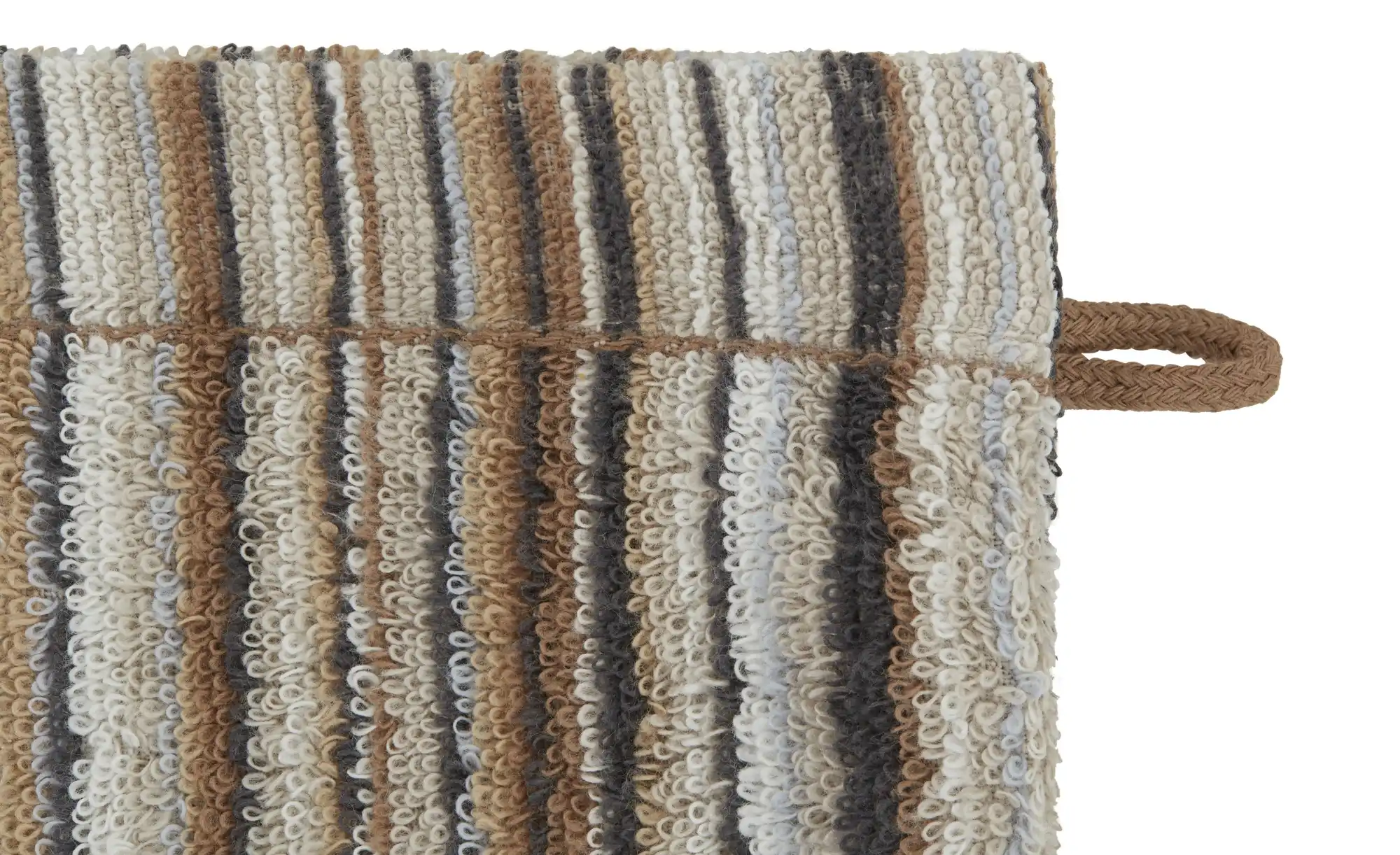 como Waschhandschuh Jacquard Streifen