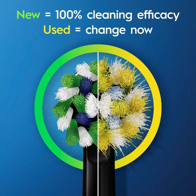 Oral-B CrossAction tandbørstehoveder 325482 (sort)