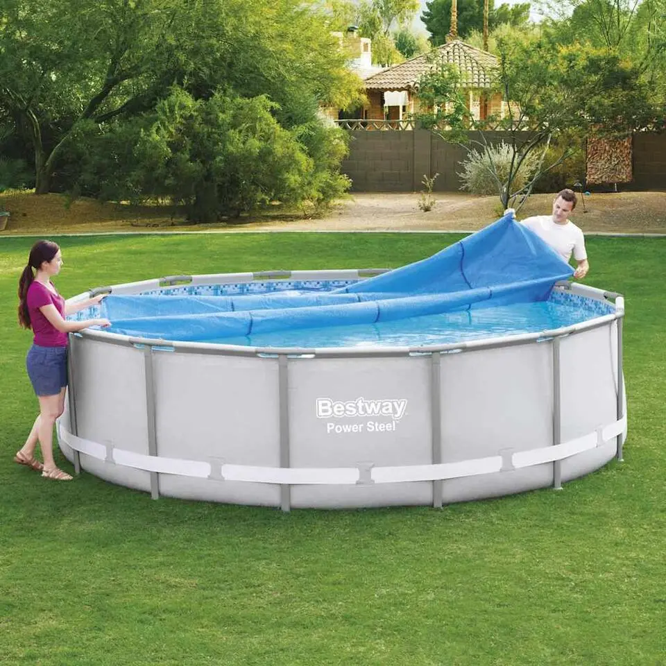 Bestway - Solarzwembadhoes - Blauw - Polyetheen - 427 cm