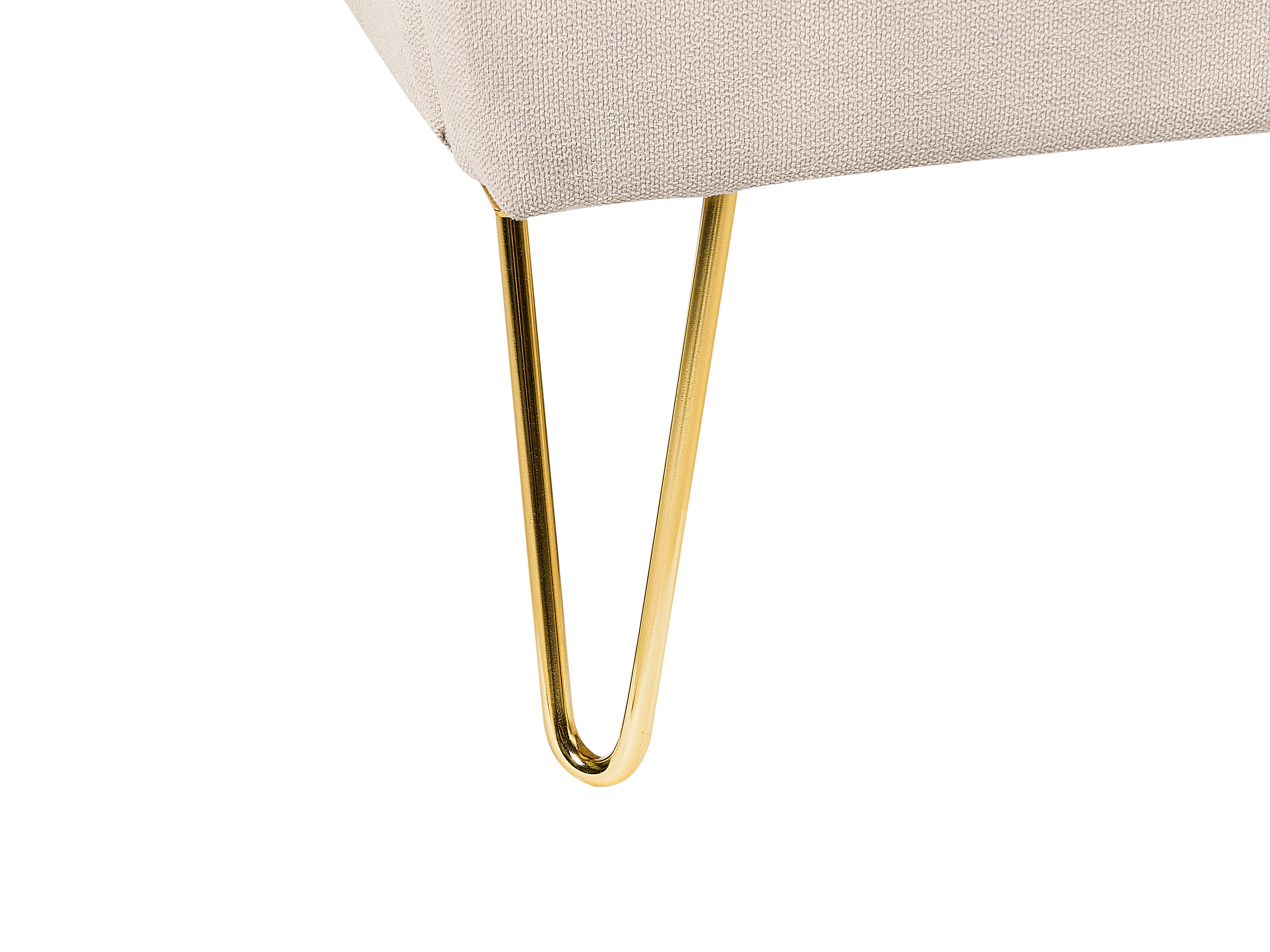 Bed Stof AMBILLOU 180 x 200 cm Lichtbeige