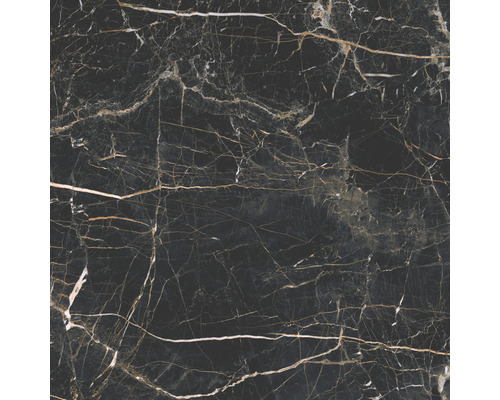 Porseleinen wand- en vloertegel Marquina 119,7 x 119,7 x 0,8 cm goud mat gerectificeerd
