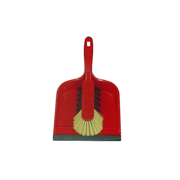 Stofblikset kunststof rood 25x22 cm (8715268069943)