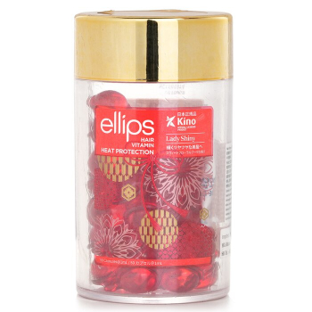 Ellips Hair Vitamin Heat Protection Oil - Lady Shiny (Red)