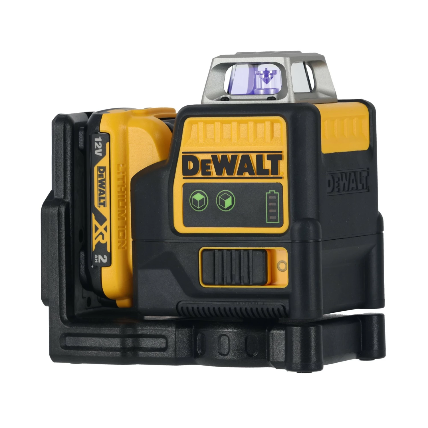 DeWALT DCE0811D1G 10,8V Li-Ion accu Kruislijnlaser 360 graden set (1x 2,0Ah accu) in koffer - groen - 15m