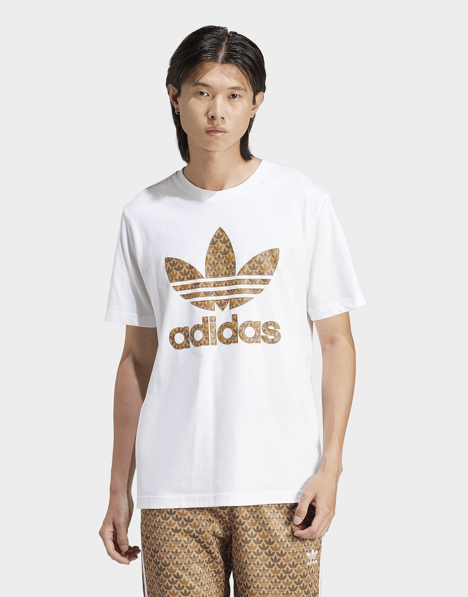 adidas T-shirt graphique monogramme classique