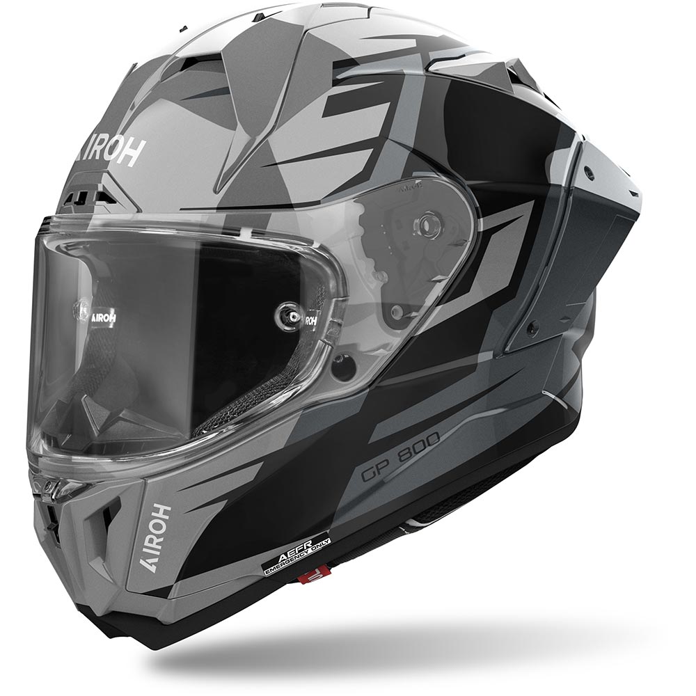 Airoh - Casque GP 800 Master Métal / Noir / Brillant