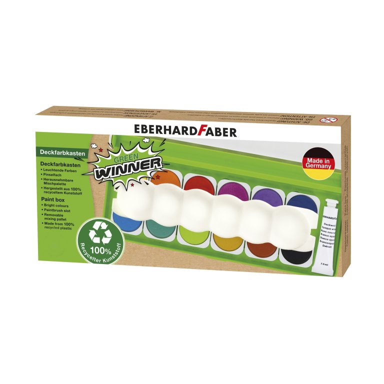 Eberhard Faber Deckfarbkasten Green Winner