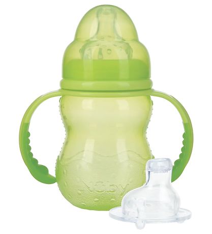 Nuby m. Griff und Trinkschnabel - 240 ml - Grün