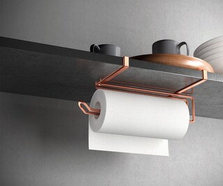 metaltex Papierrollenhalter Easy Roll 35x18x10 kupfer
