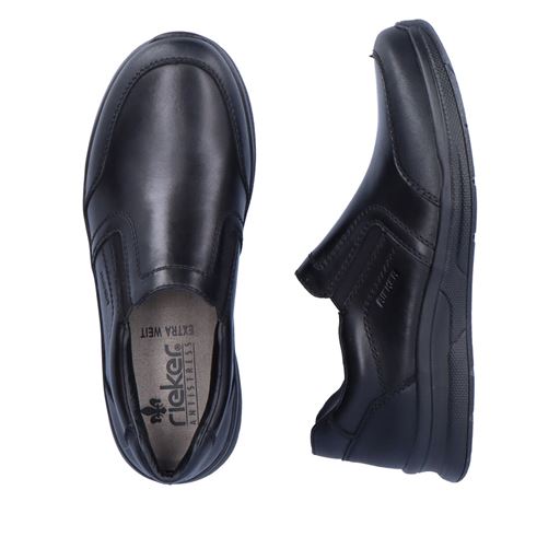 Rieker Slip-on Sko, Sort, 44