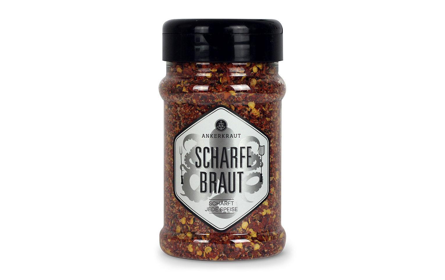 Gewürz Scharfe Braut 165 gSehr scharfe Gewürzzubereitung für Fleisch