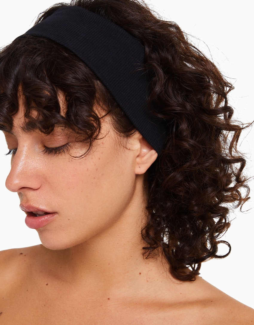 Pacote com 2 faixas de cabelo lisas