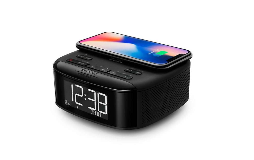 DAB+ Radio TAR7705/10 SchwarzBluetooth-Radiowecker mit Qi-Ladefunktion