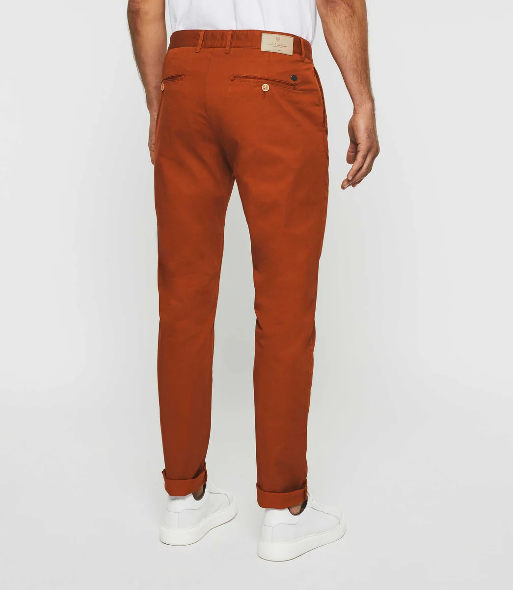 Pantalon casual orange 