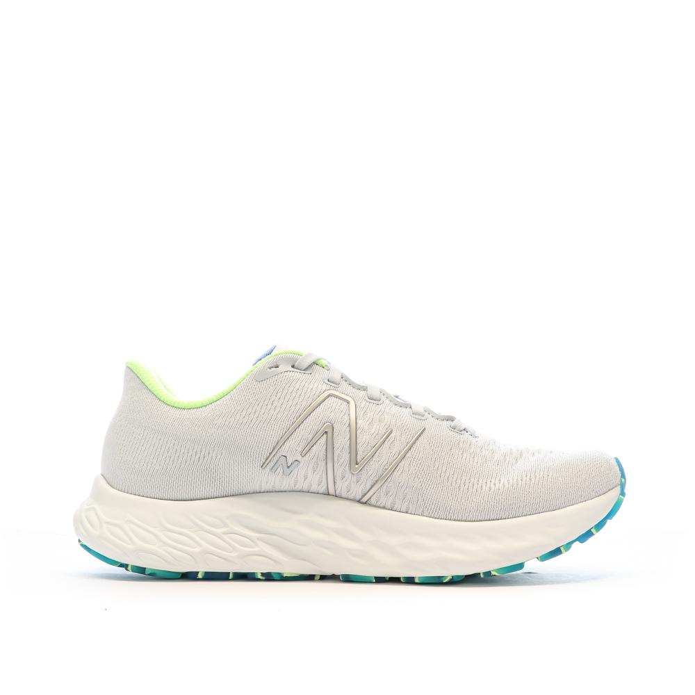 New Balance Chaussures de Running Gris/Vert Homme New Balance EVOZ