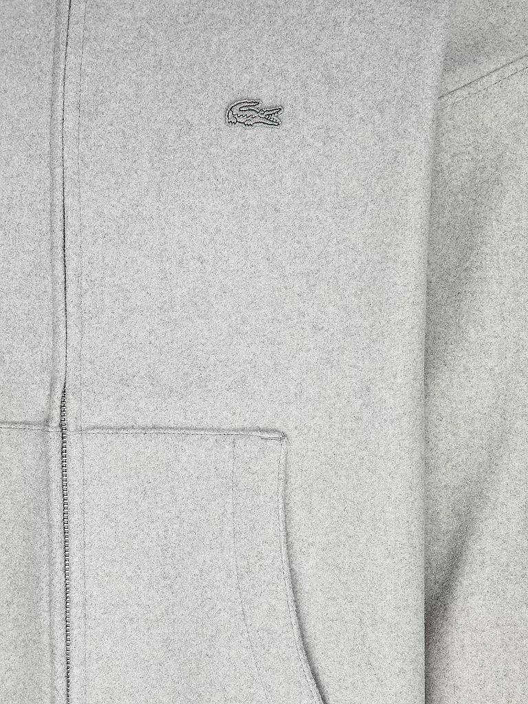 LACOSTE Sweatjacke  grau