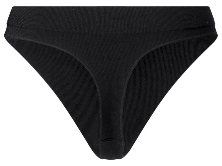 Set van 3 geribde dames strings