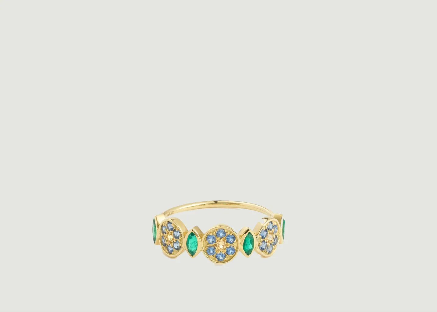 Bague Nymphéa 2 Bleue Sophie d'Agon