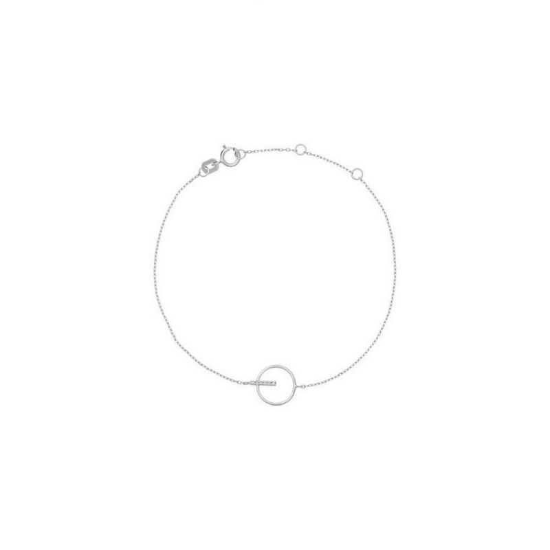 Bracelet Or Blanc et Diamant