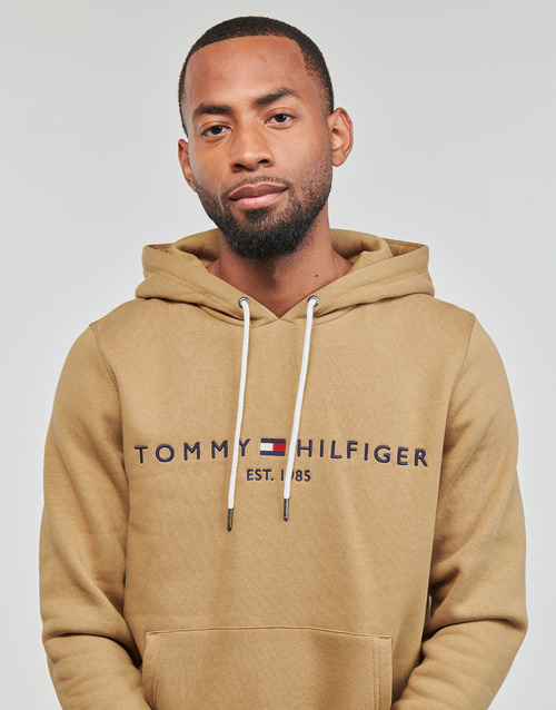 Tommy Hilfiger - TOMMY LOGO HOODY - Camel