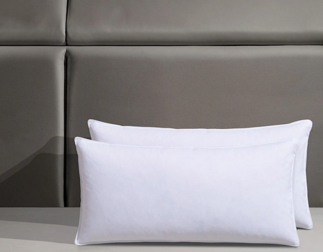 RIBECO Federkissen »Kopfkissen-Set Laram, Kissen mit Daunenanteil, in 40x80 oder 80x80 cm« Füllung: 90 % Federn, 10 % Daunen 2-tlg., 2 Stk. tlg.