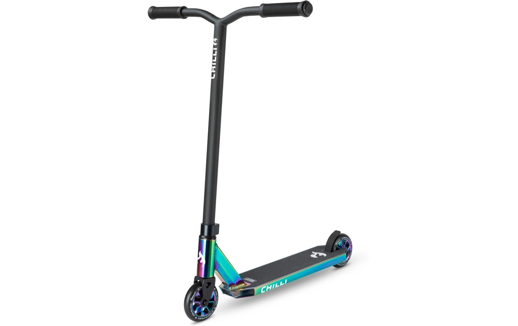 Stuntscooter Pro Rocky Neochrome<br>Scooter für Skate-Park
