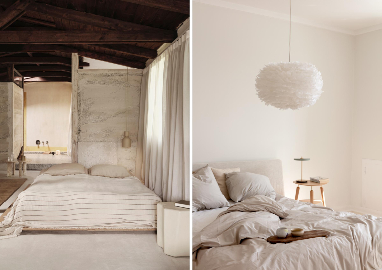 Ferm Living Aires bedsprei 250x240 Stone