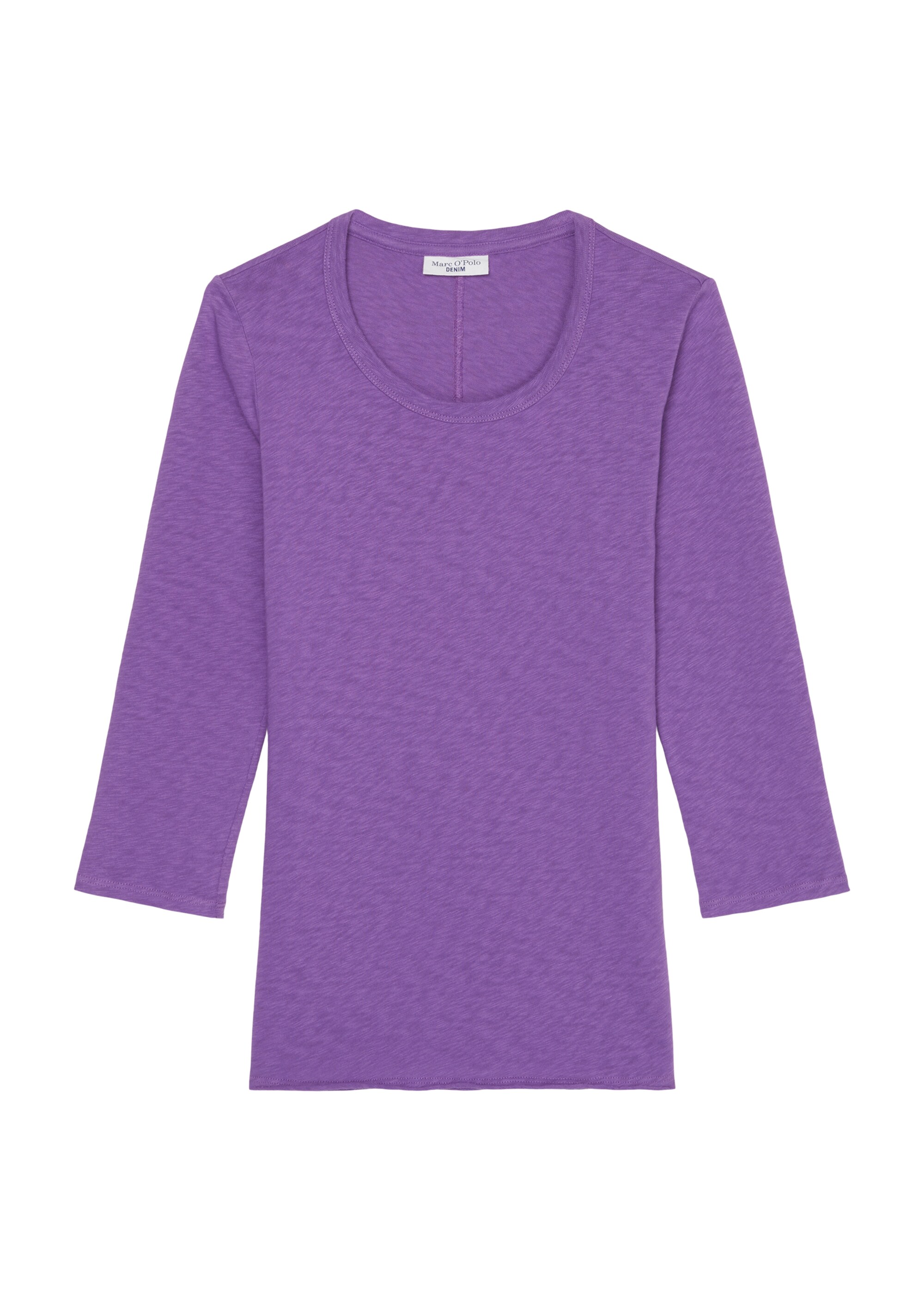 T-Shirt slim aus Slub-Jersey