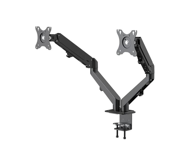 NEOMOUNTS Tischhalterung DS70-700BL2 bis 7 kg – Schwarz Full-Motion-Tischhalterung für 17-27