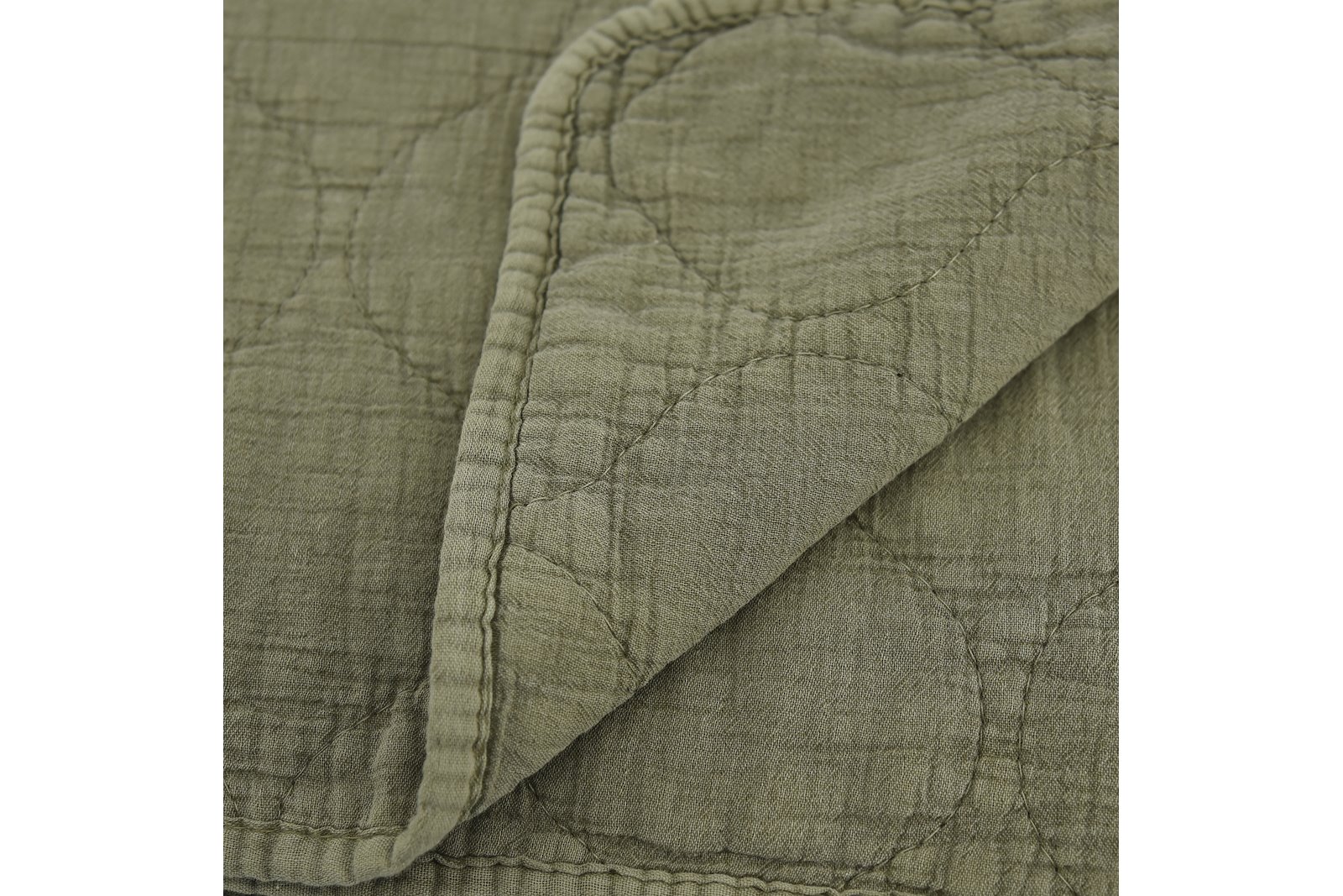 Dahlia pledd Grønn 130x170 cm