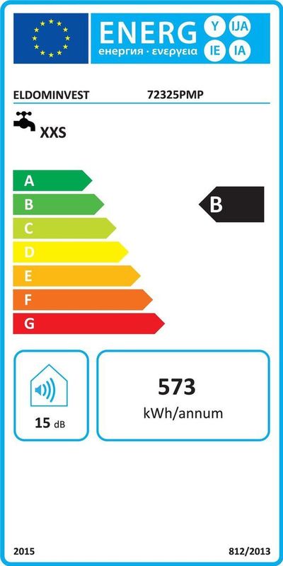 Extra Life - Close-In Keukenboiler - 10 Liter - Energieklasse B - Hoogte 43 cm - Breedte 28.5 cm - Diepte 28.8 cm
