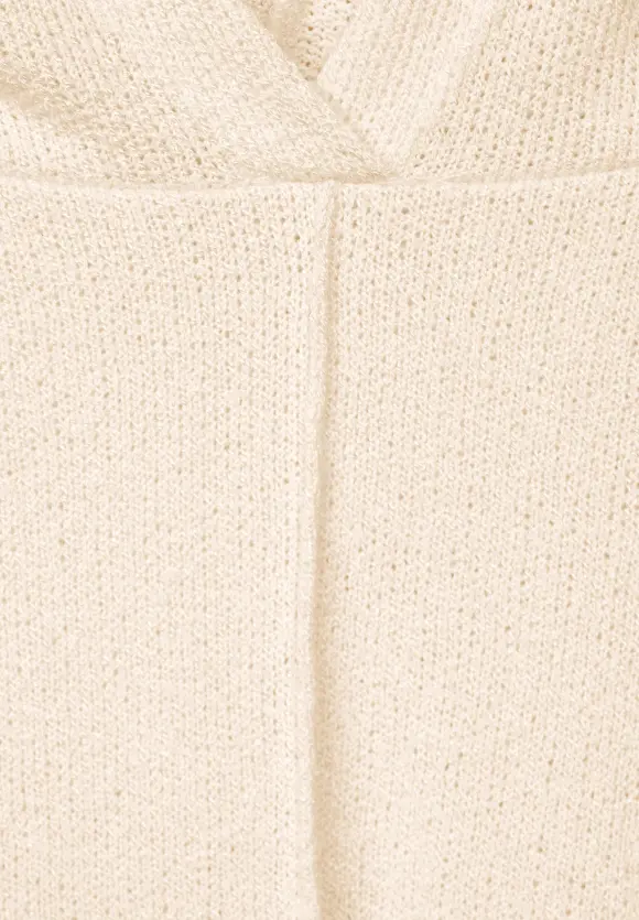 Hoodie Strick Shirt - lucid white