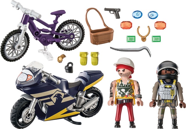 Playmobil® Konstruktions-Spielset »Starter Pack, SEK und Juwelendieb (71255), My Action Heroes« Made in Europe