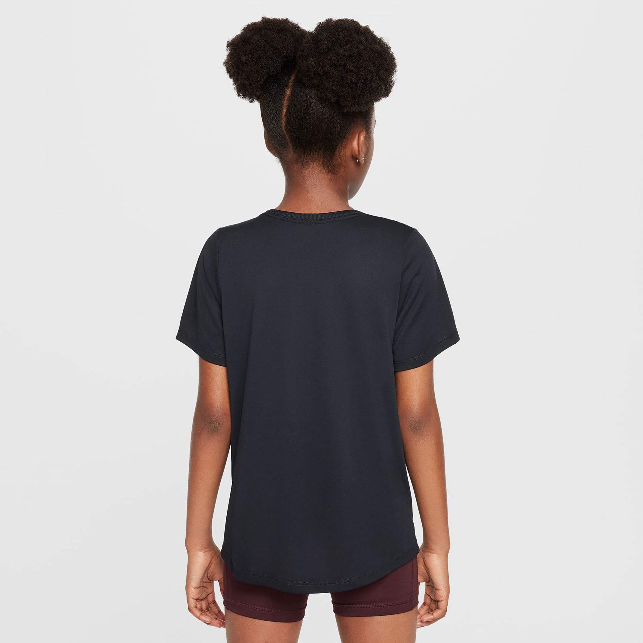Nike Dri-Fit One STD T-shirt Filles - Noir