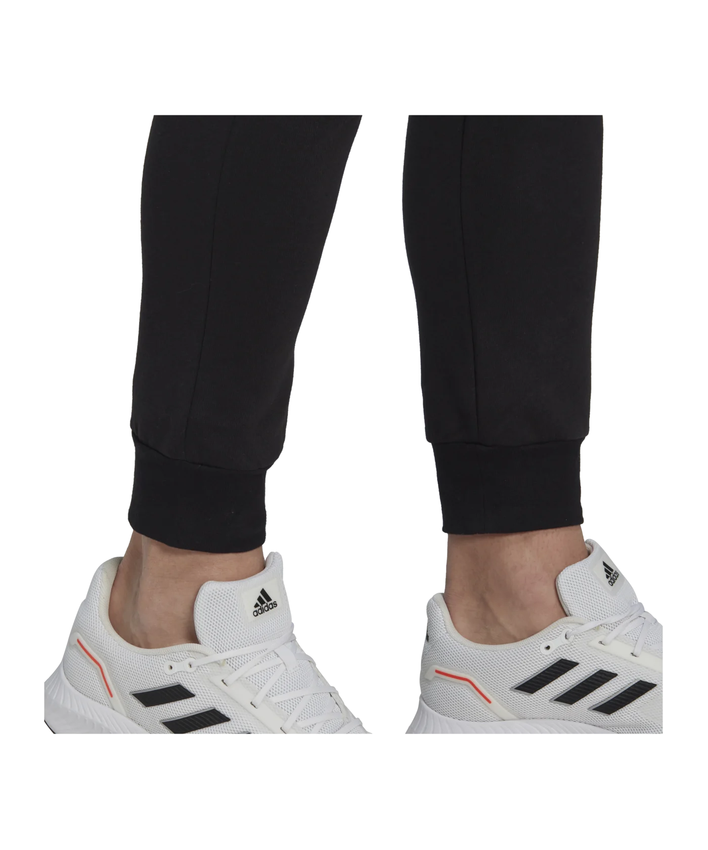 adidas Feelcozy Jogginghose Schwarz Weiss