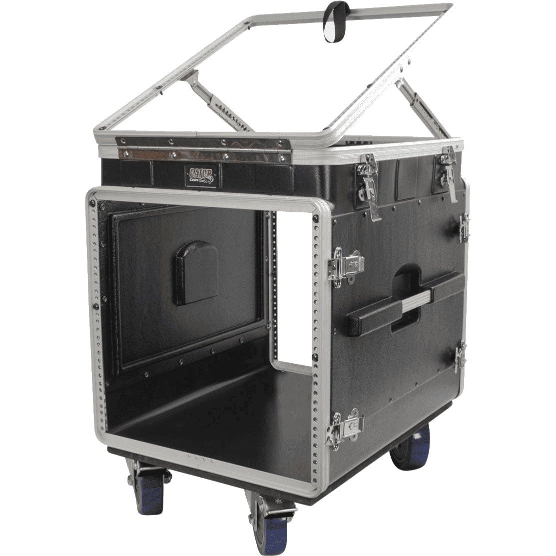 Gator Cases GRC-12X10-PU polyetheen 12U-10U combi flightcase voor mixers
