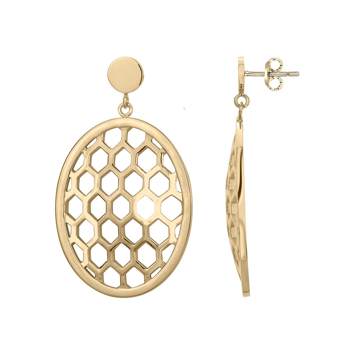 Boucles d'oreilles en PVD